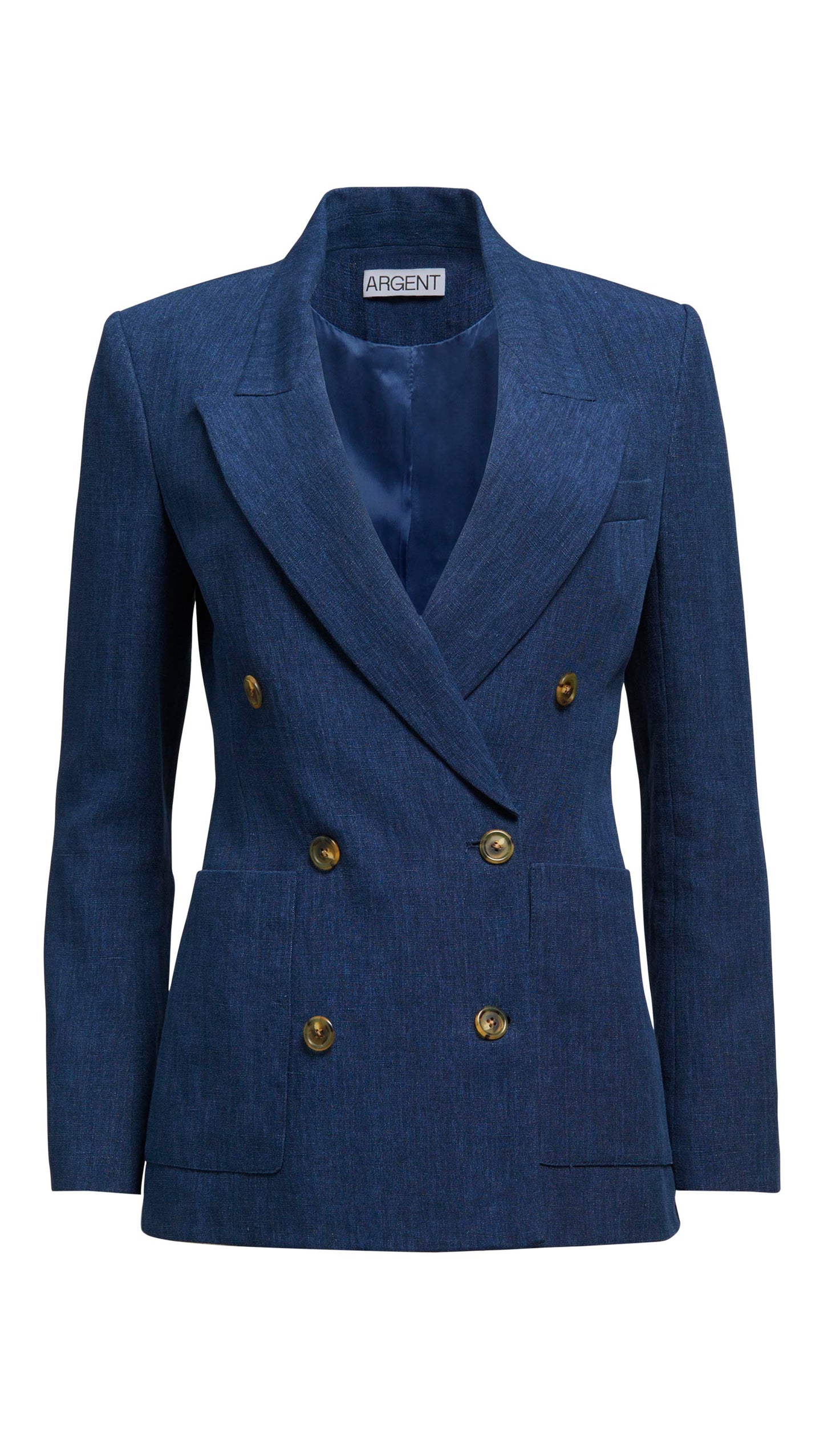 Chelsea Blazer in Linen | Denim