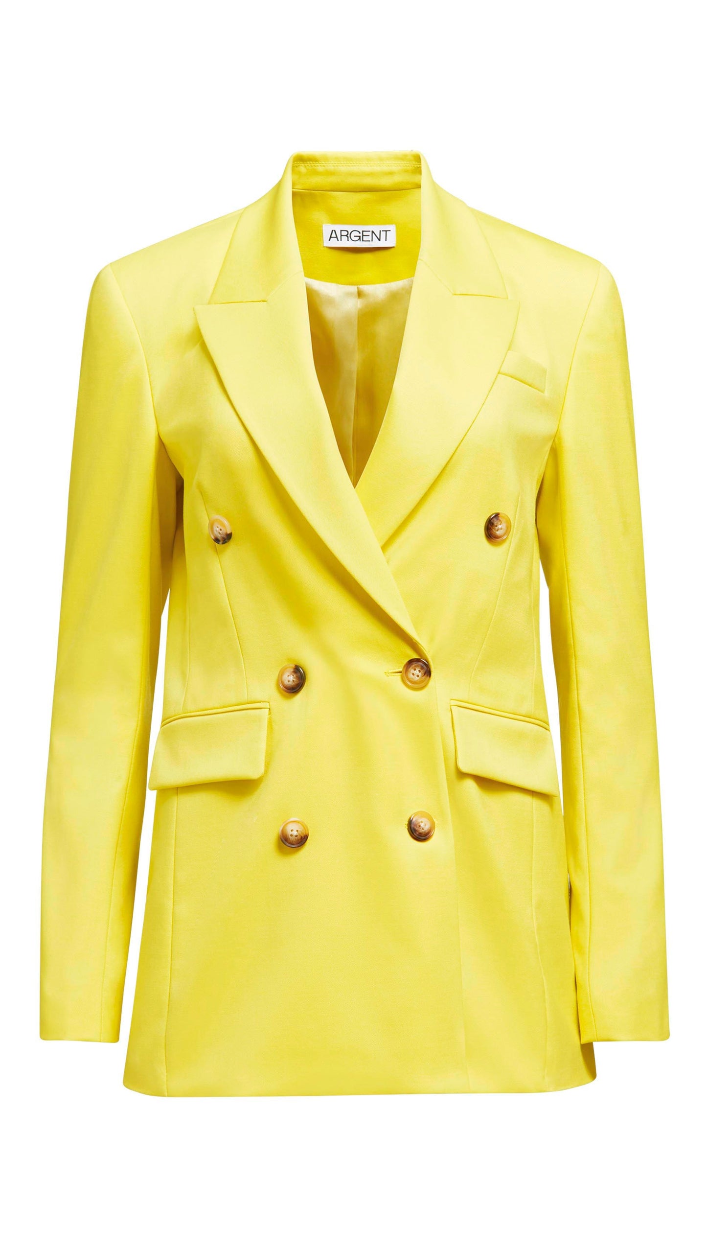 Double-Breasted Blazer in Seasonless Wool | Lemon