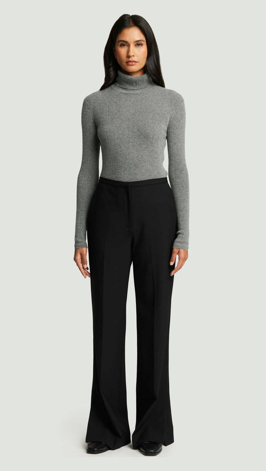 Prince Trouser in Heavy Wool Twill | Black