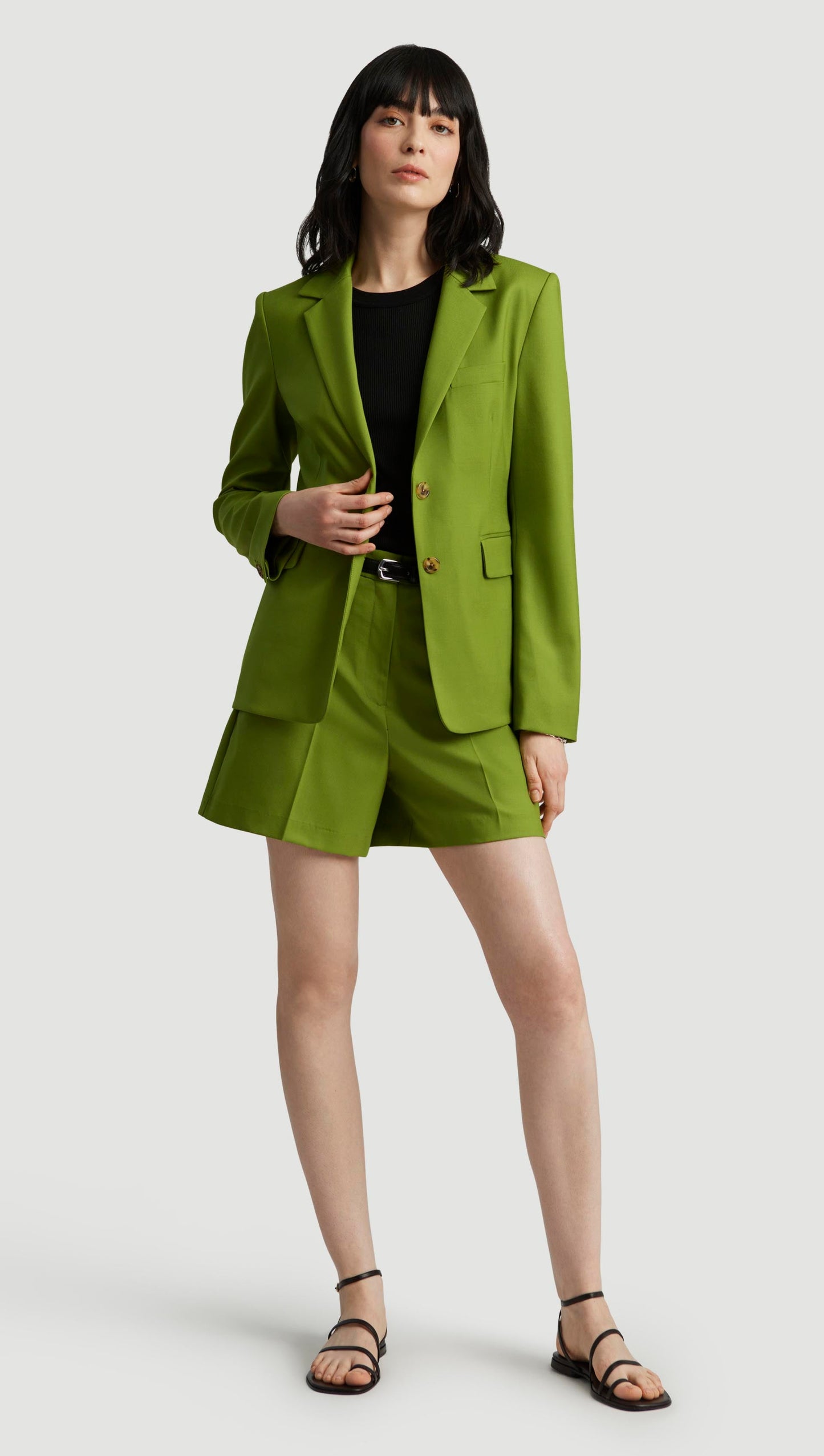 Copain Blazer in Seasonless Wool | Grass