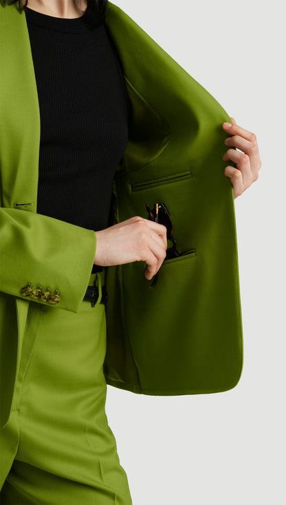 Copain Blazer in Seasonless Wool | Grass