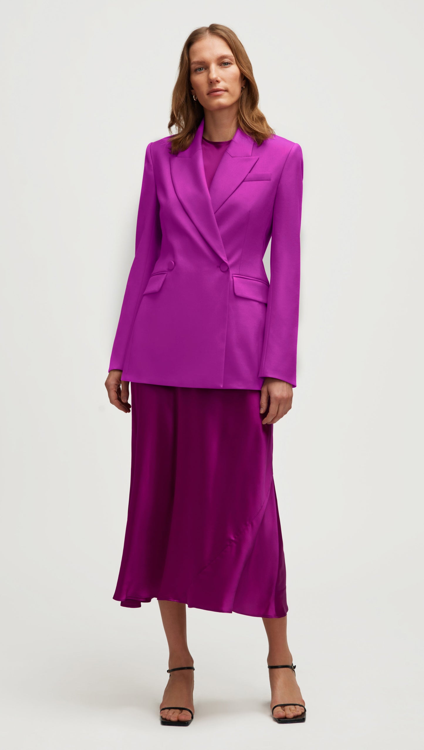 Cooper Blazer in Seasonless Wool | Orchid