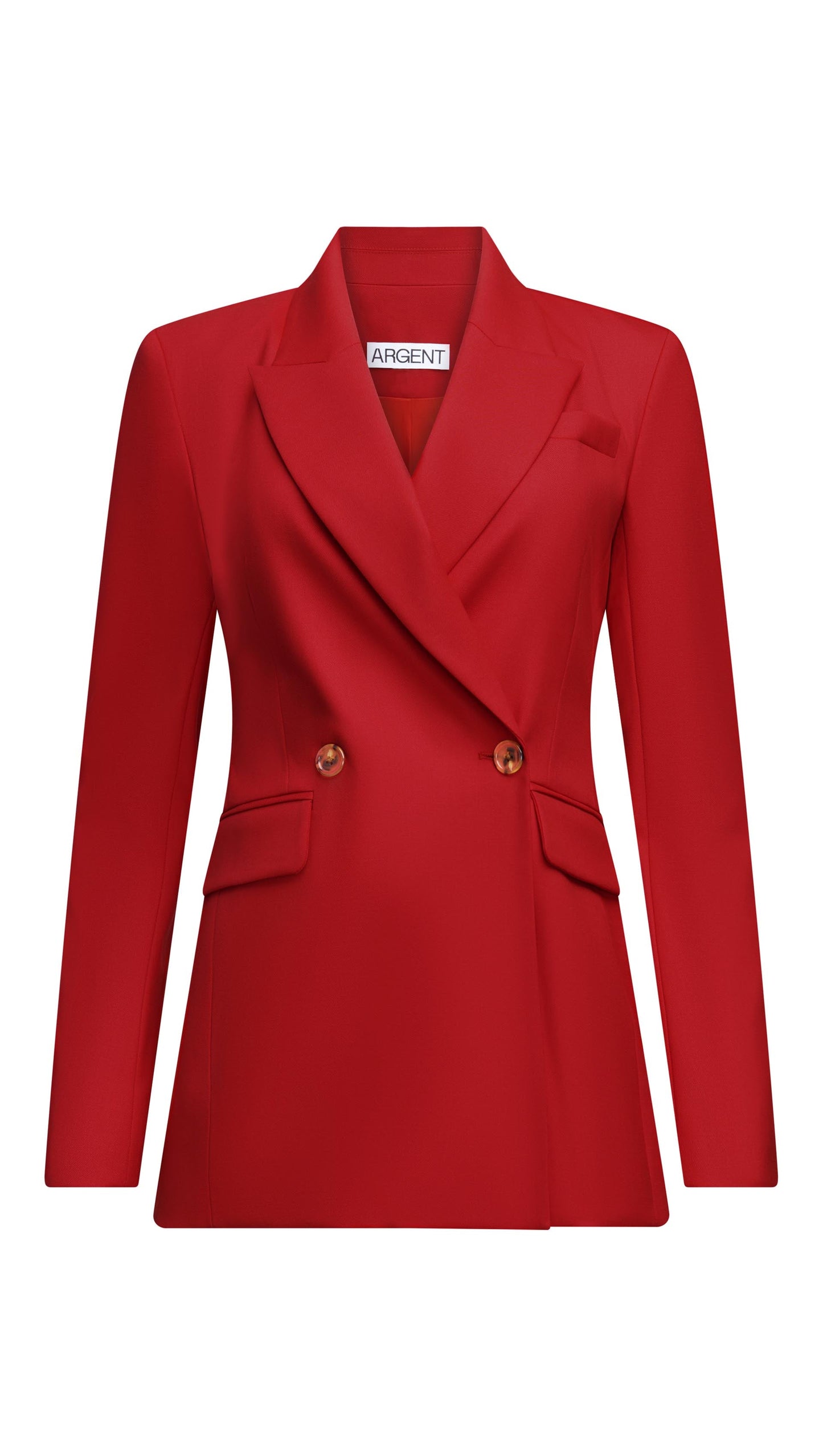 Cooper Blazer in Seasonless Wool | Tomato