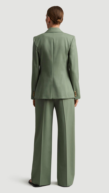 Two-Button Blazer in Seasonless Wool | Pistachio