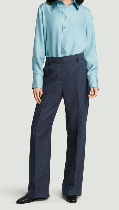 Soho Trouser in Bellagio Wool | Navy