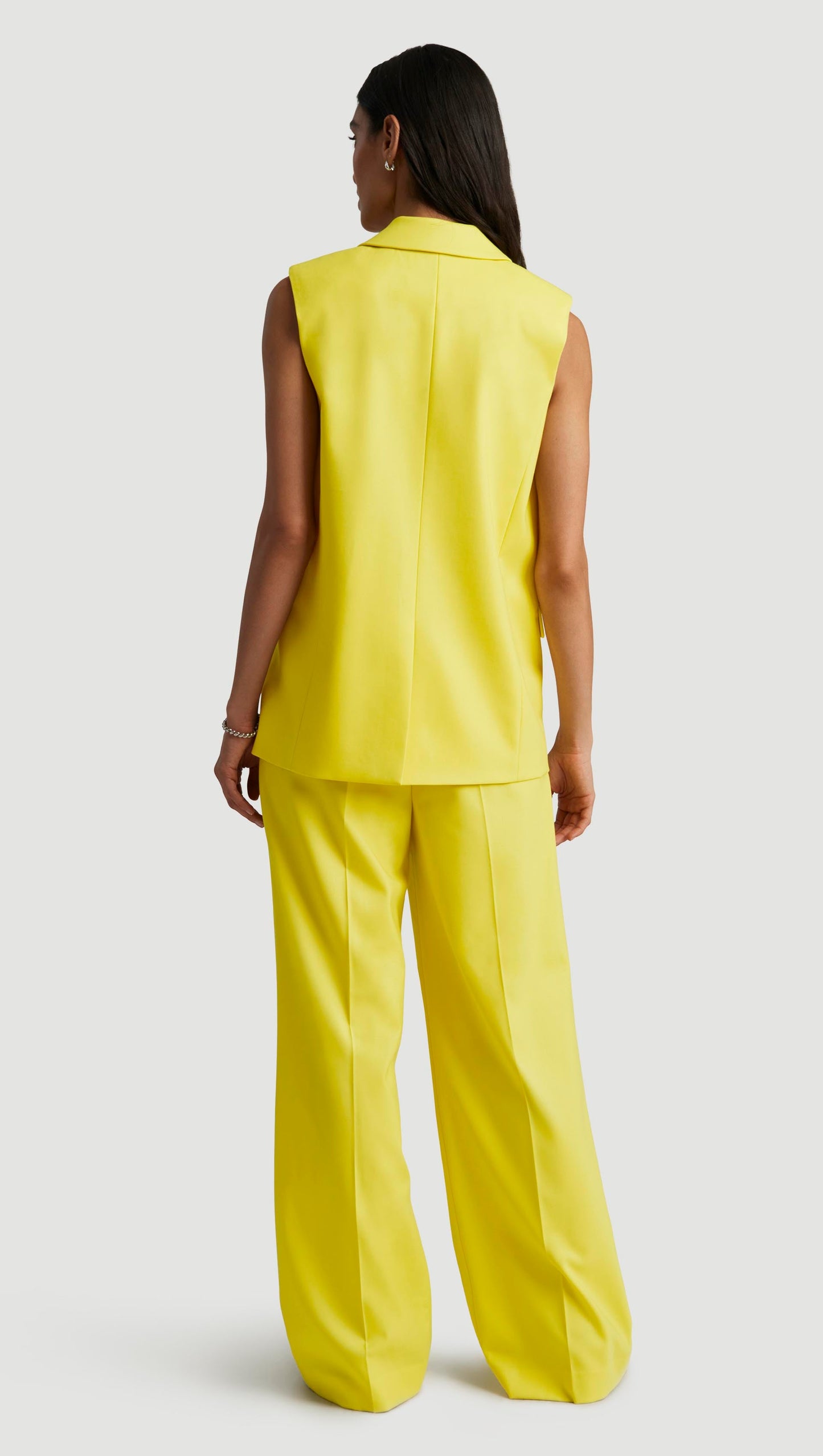Bowery Vest in Seasonless Wool | Lemon