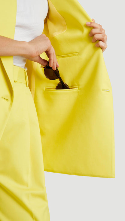 Bowery Vest in Seasonless Wool | Lemon