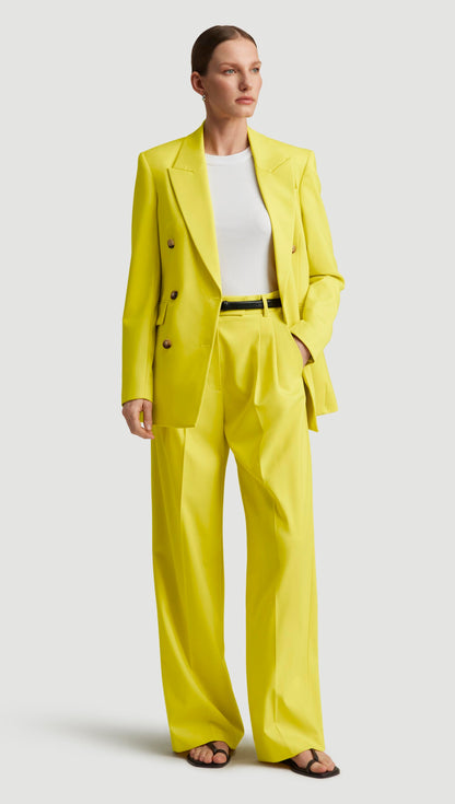 Double-Breasted Blazer in Seasonless Wool | Lemon