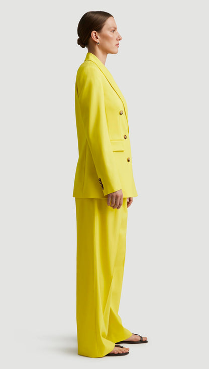 Double-Breasted Blazer in Seasonless Wool | Lemon