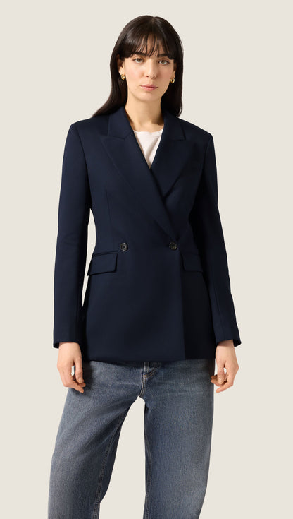 Cooper Blazer in Seasonless Wool | Midnight