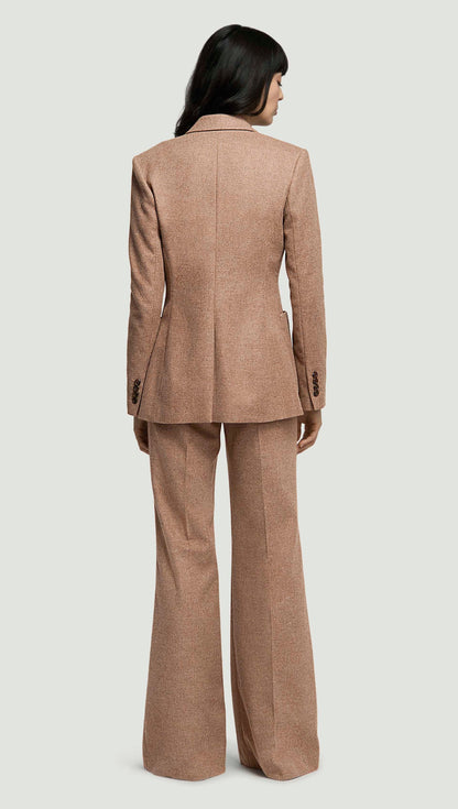 Unlined Chelsea Blazer in Double-Faced Wool | Oat
