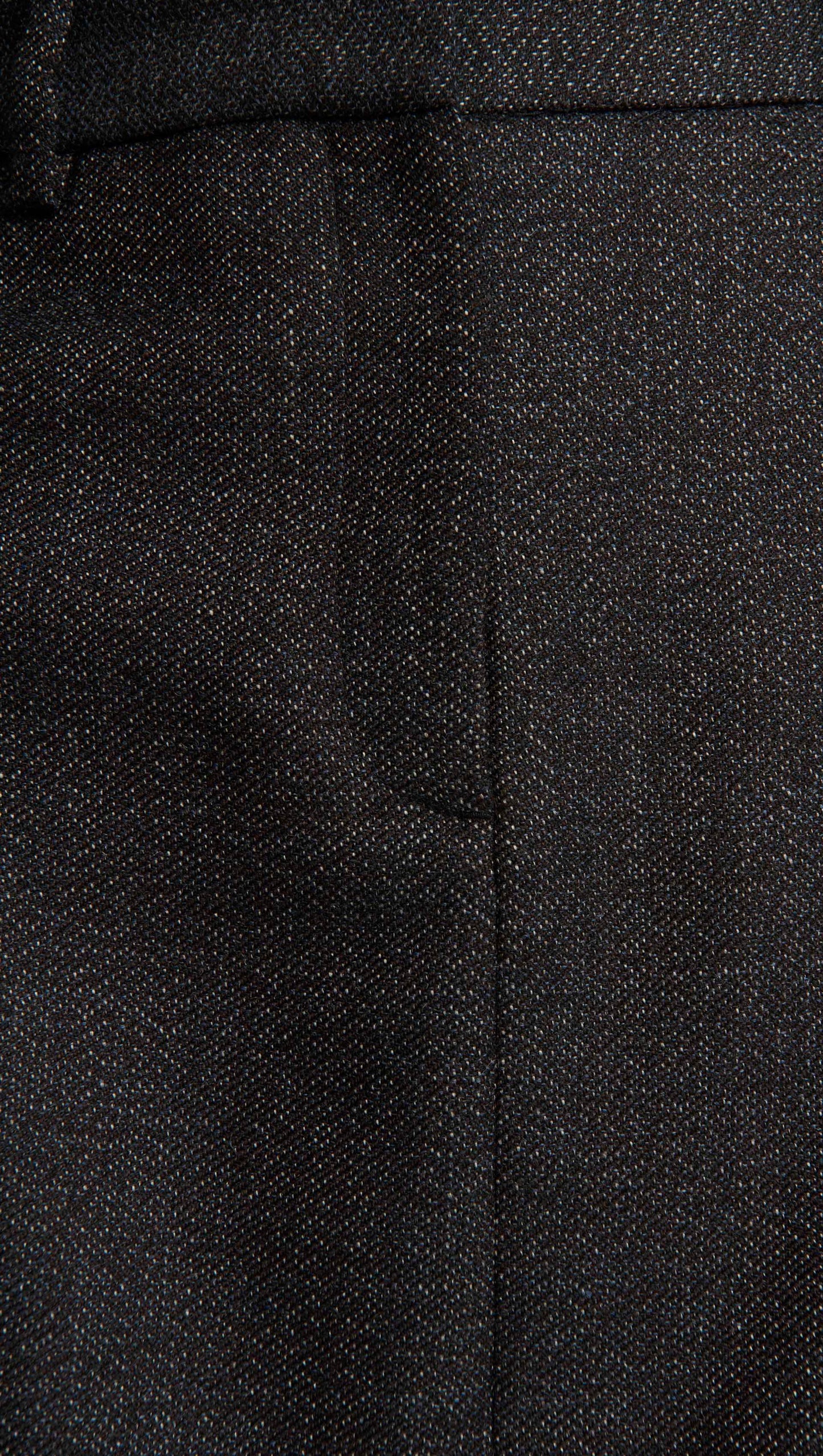 Mini Tailored Skirt in Tweed | Chocolate/Blue
