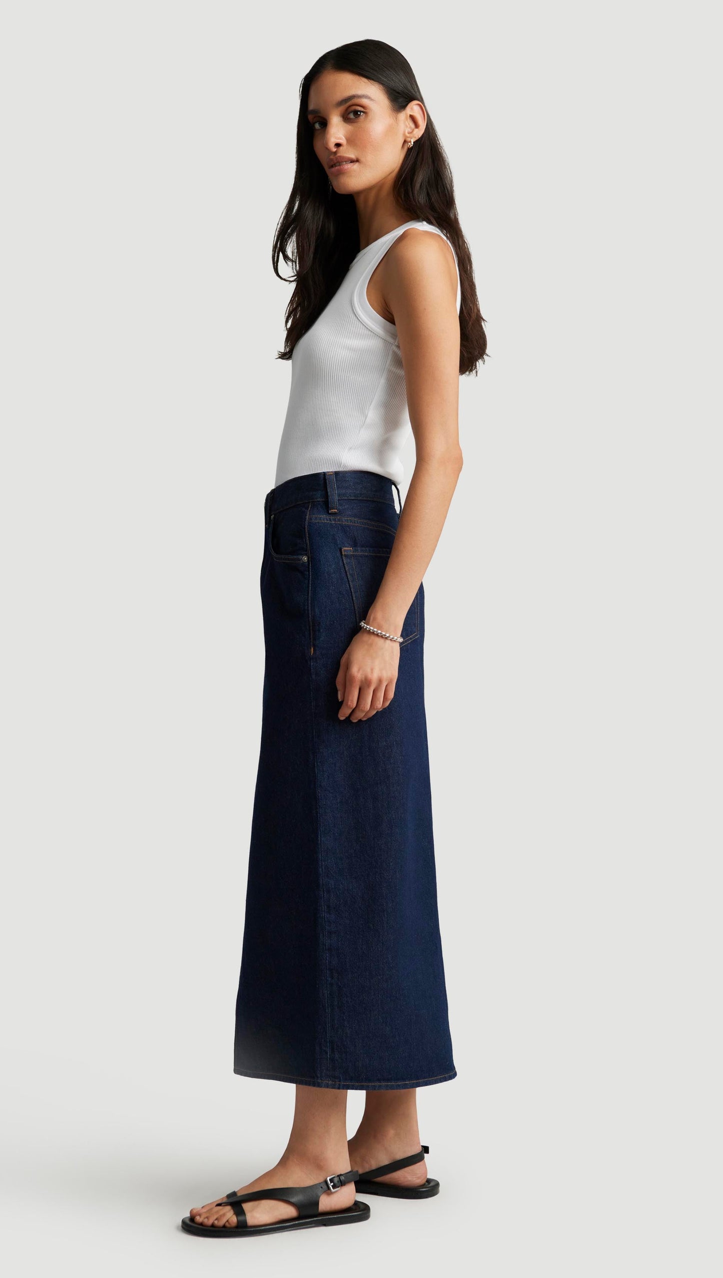 Gwynn Skirt in Regenerative Cotton | Amherst