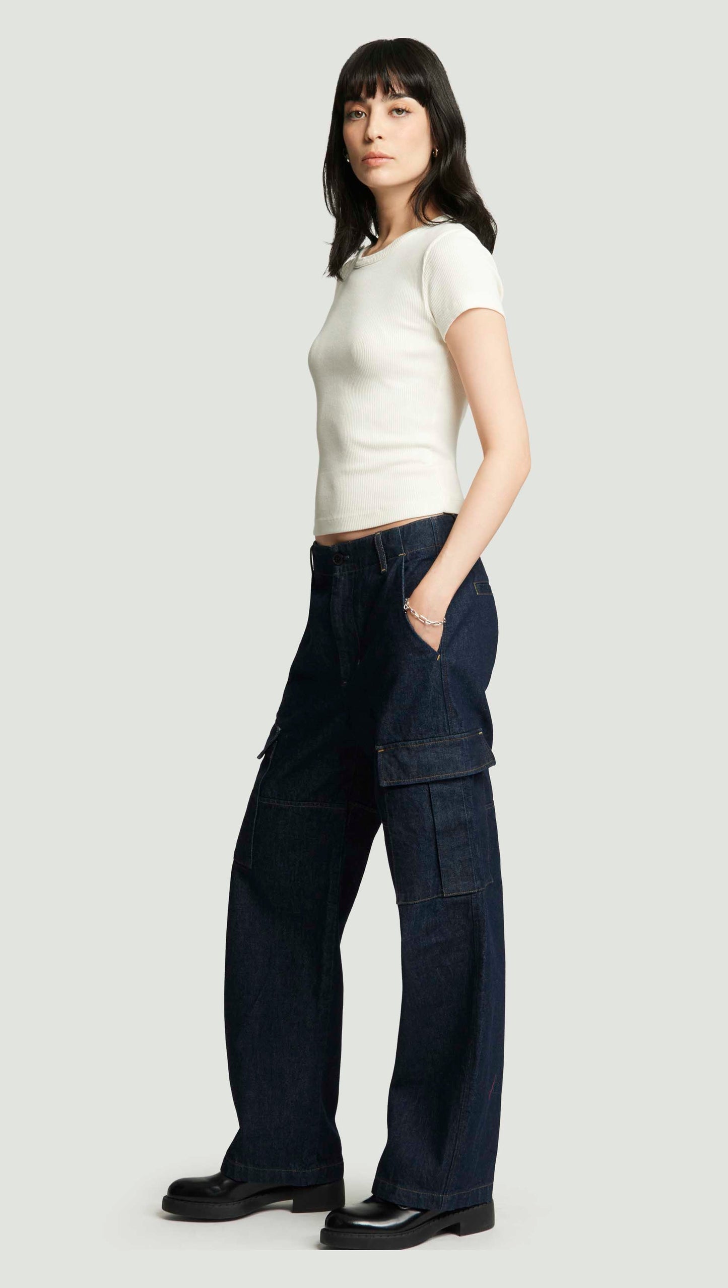 Eva Cargo Pant in Regenerative Cotton | Amherst