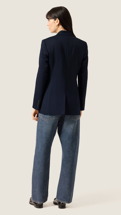 Cooper Blazer in Seasonless Wool | Midnight