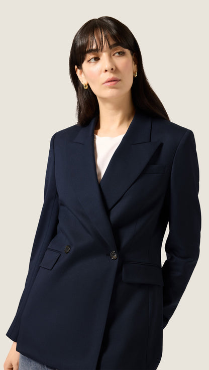 Cooper Blazer in Seasonless Wool | Midnight