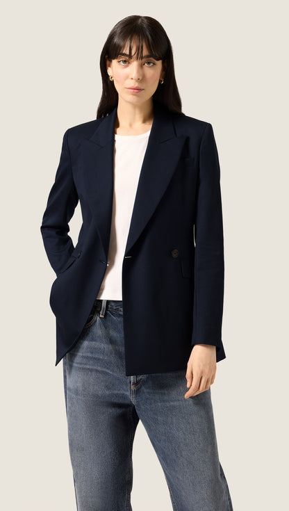 Cooper Blazer in Seasonless Wool | Midnight