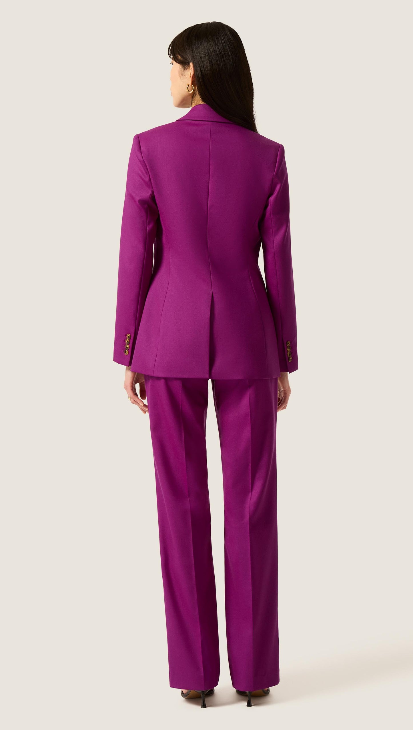 Astor Blazer in Seasonless Wool | Violet