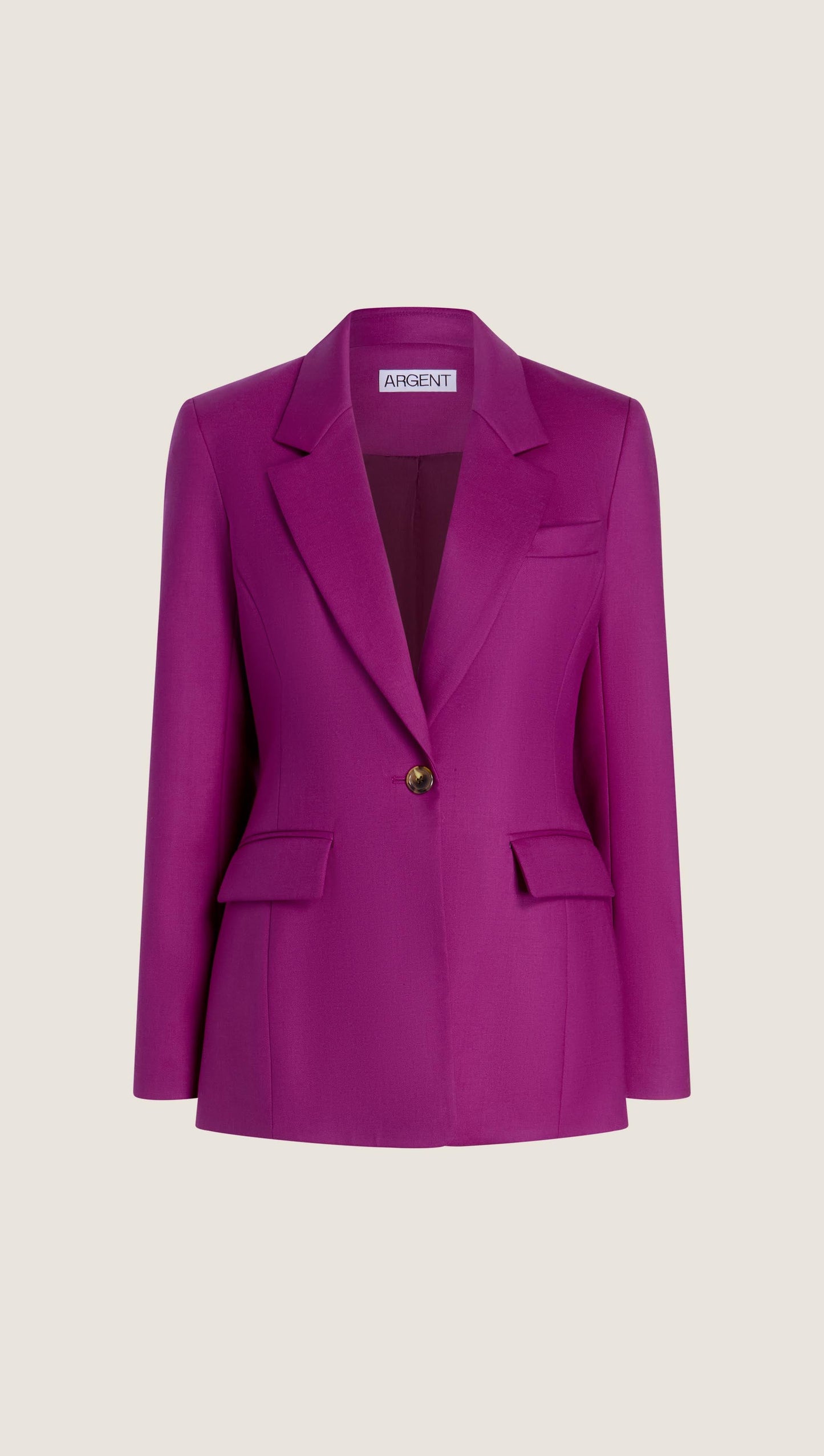 Astor Blazer in Seasonless Wool | Violet