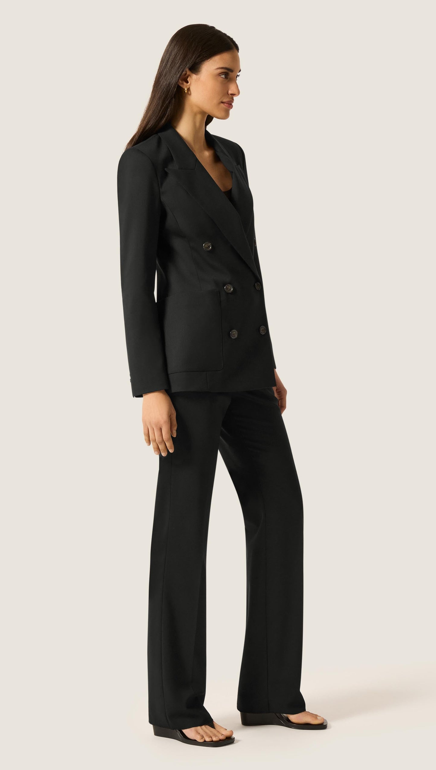 Chelsea Blazer in Seasonless Wool | Black