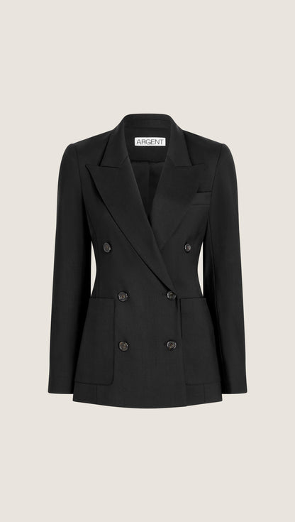 Chelsea Blazer in Seasonless Wool | Black