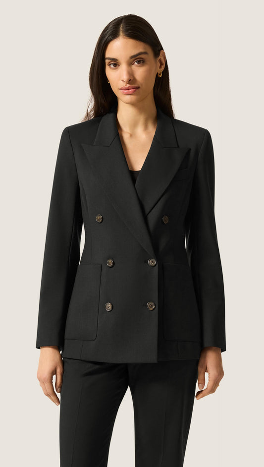 Chelsea Blazer in Seasonless Wool | Black