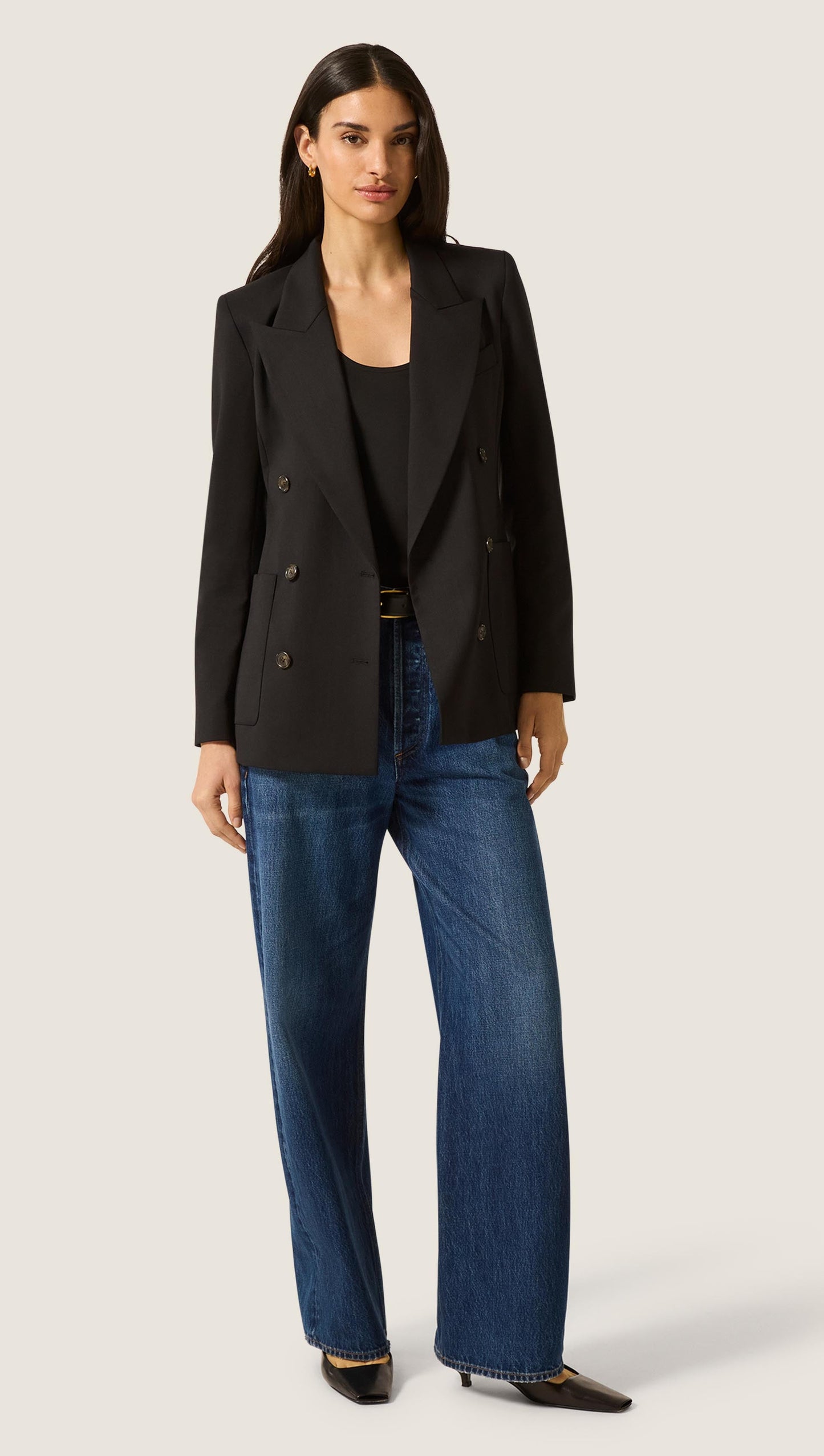 Chelsea Blazer in Seasonless Wool | Black