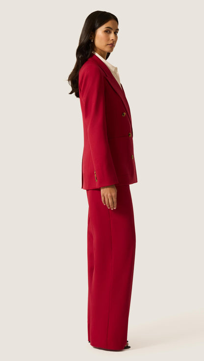 Chelsea Blazer in Seasonless Wool | Bordeaux