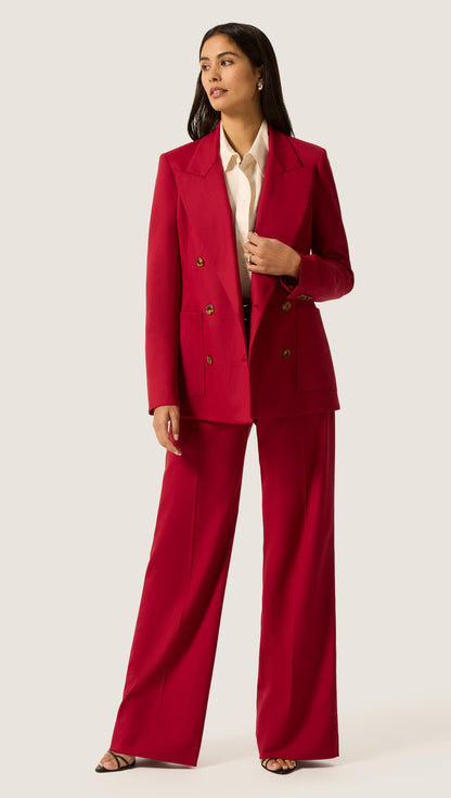 Chelsea Blazer in Seasonless Wool | Bordeaux