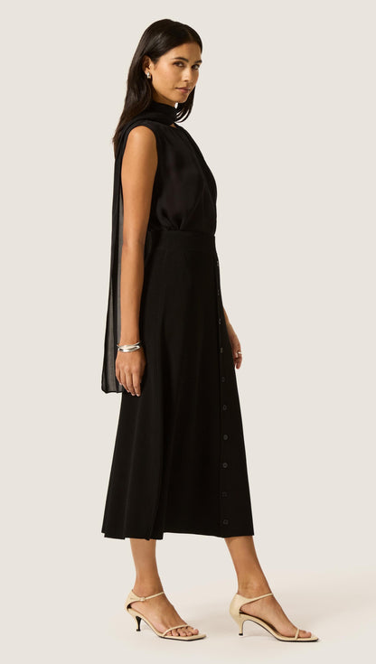 Fulton Skirt in Viscose | Black
