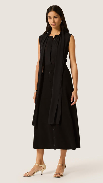 Fulton Skirt in Viscose | Black