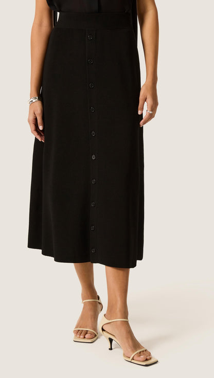 Fulton Skirt in Viscose | Black