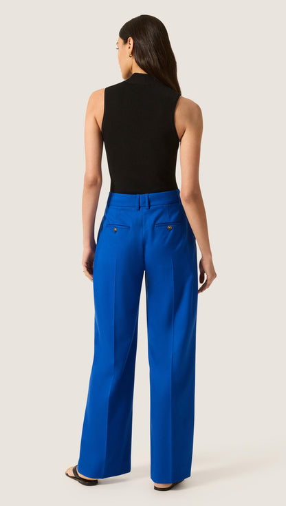 Soho Trouser in Seasonless Wool | Azure