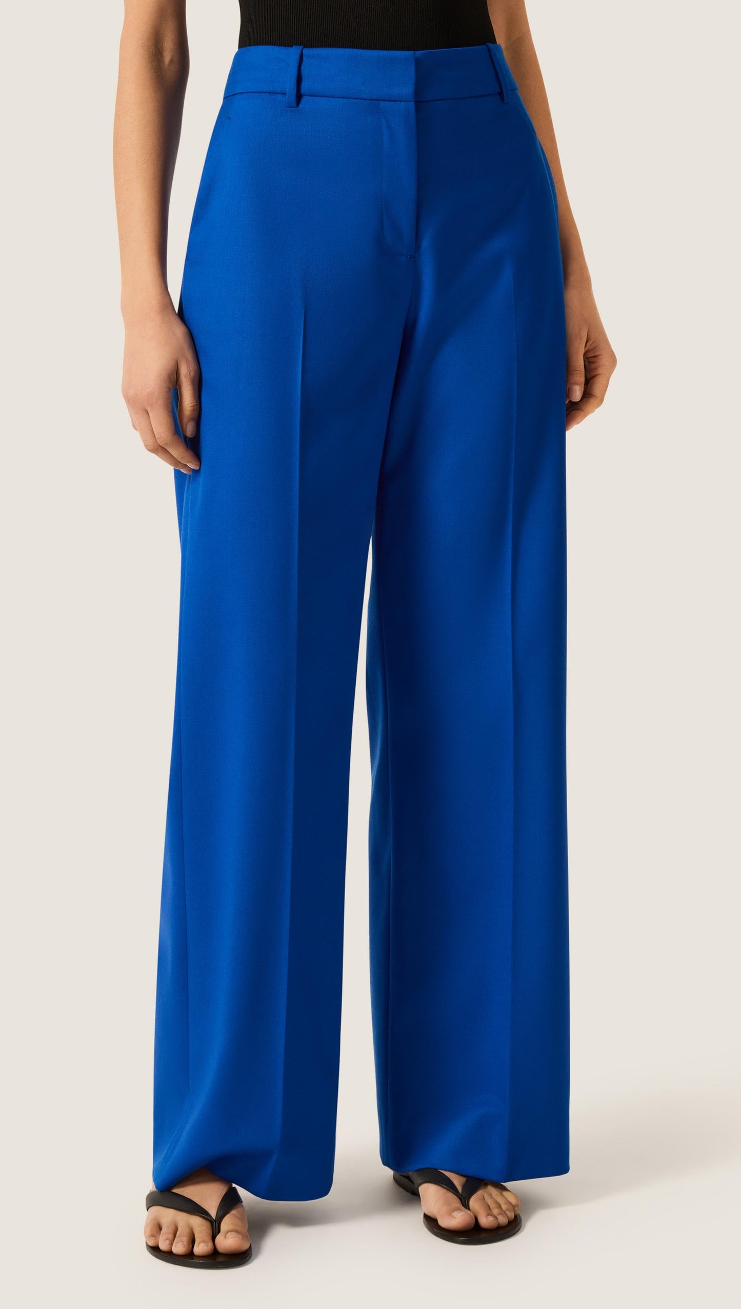 Soho Trouser in Seasonless Wool | Azure