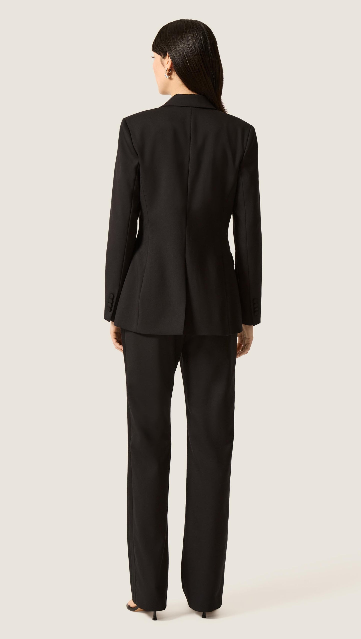 Tuxedo Blazer in Seasonless Wool | Black