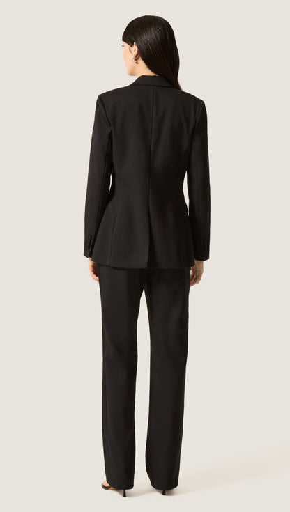 Tuxedo Blazer in Seasonless Wool | Black