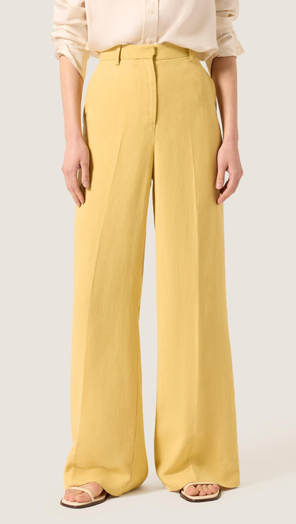 Park Trouser in Viscose Linen | Sunflower