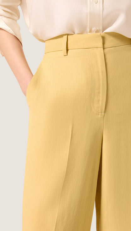 Park Trouser in Viscose Linen | Sunflower