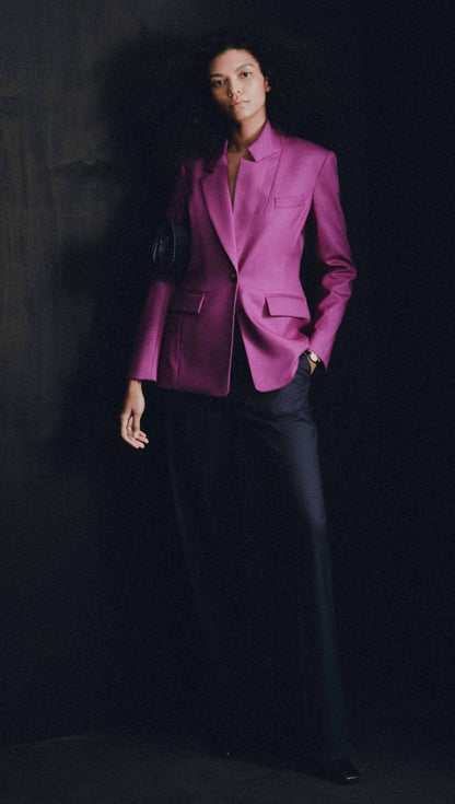 Astor Blazer in Seasonless Wool | Violet