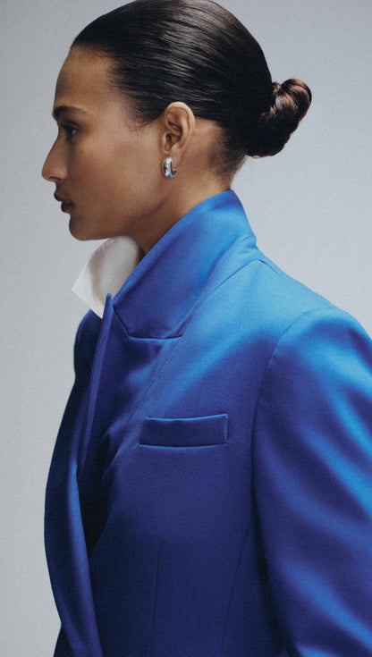 Cooper Blazer in Seasonless Wool | Azure