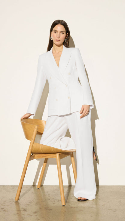 Chelsea Blazer in Viscose Linen | Ivory